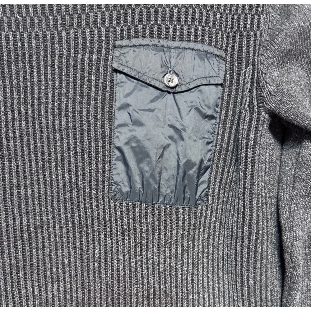Urban Gorpcore Techwear Ribbed Knit Sweater Mens Size Small Utility Urban